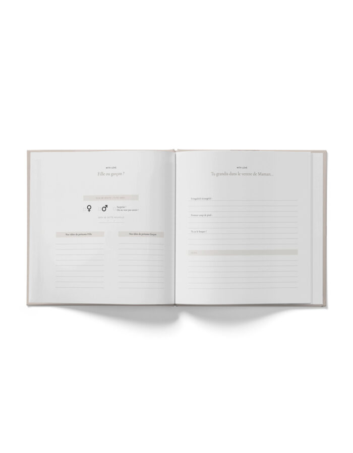Livre de naissance Petit Amour Sauge (ZAKUW) – Image 2