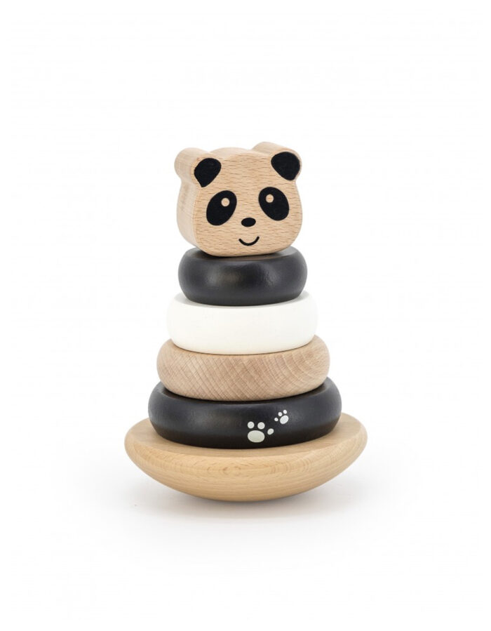 Anneaux empilables - Panda (Label)
