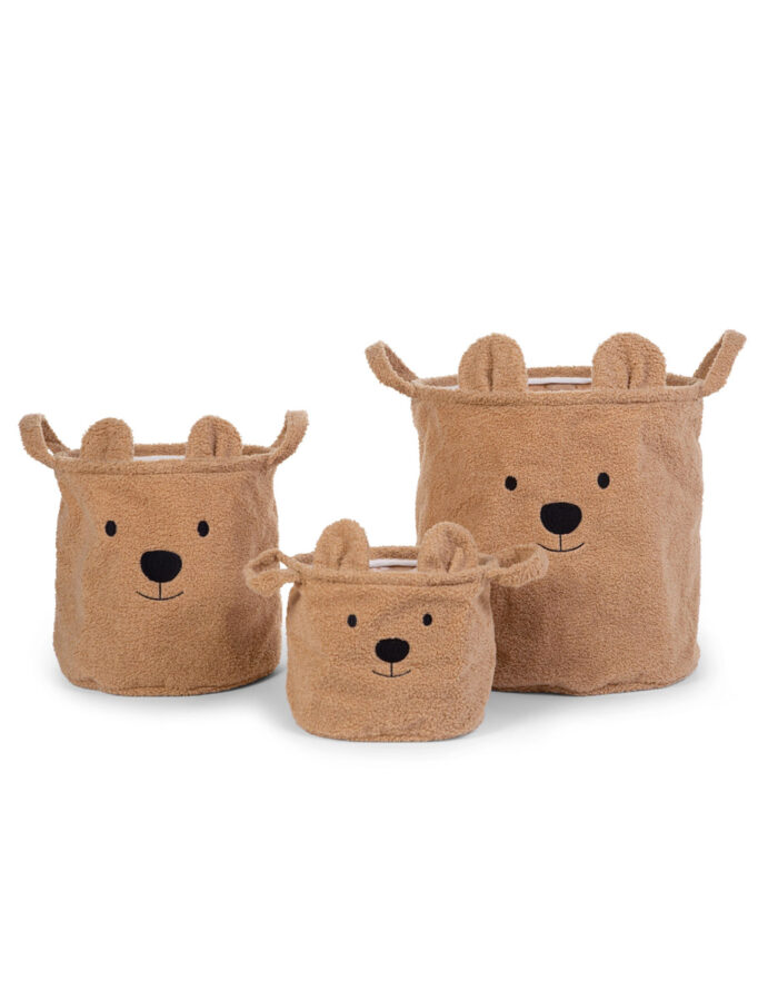 Set de 3 Paniers de Rangement - Teddy (Childhome)
