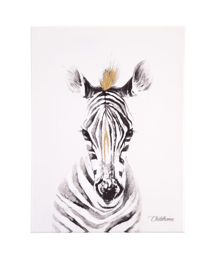 Peinture à l'huile zèbre (Childhome)