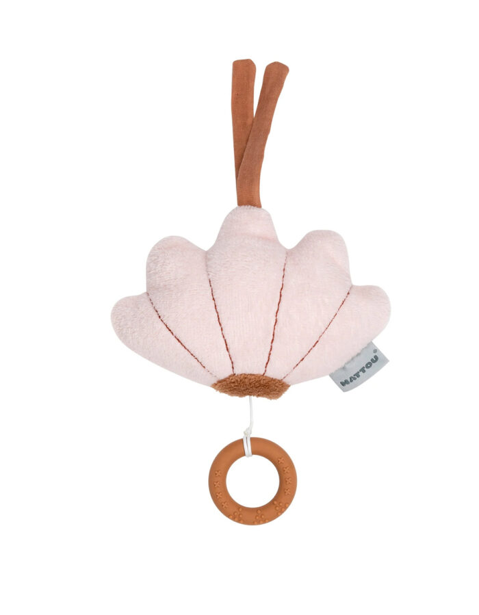 Peluche Musicale Fleur Rose pâle (Nattou)