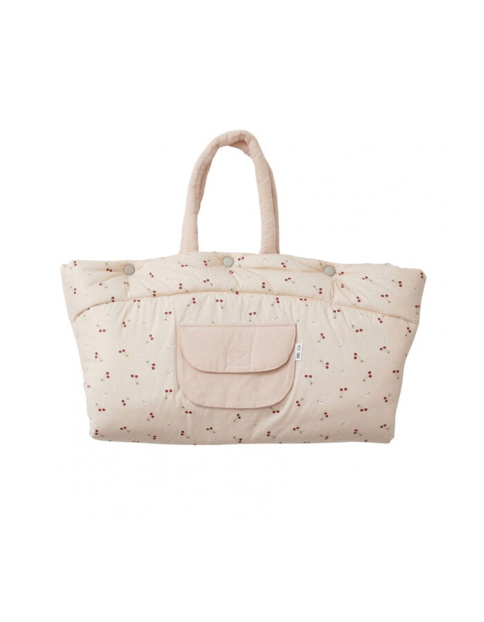 Tapis de jeu nomade transformable en sac - cerises (BB&Co)