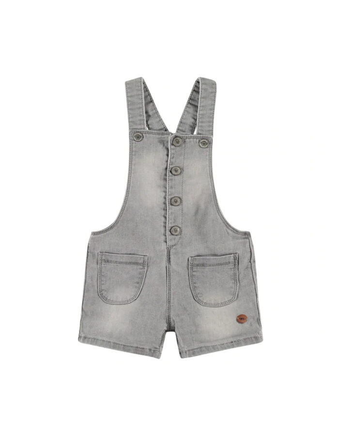 Salopette fille light grey denim (Babyface)