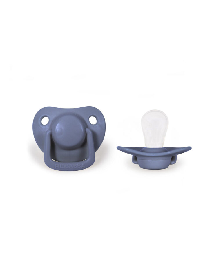 Sucette anatomique en silicone - pack de 2 - Taille 0-6m (Filibabba) – Image 3