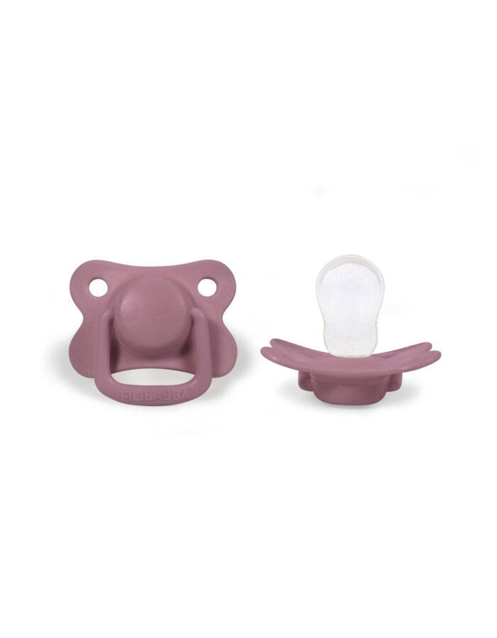 Sucette anatomique en silicone - pack de 2 - Taille 6m+ (Filibabba)