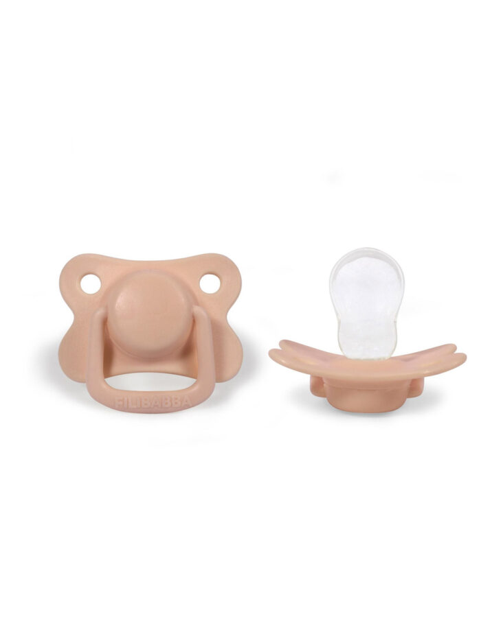 Sucette anatomique en silicone - pack de 2 - Taille 6m+ (Filibabba) – Image 2
