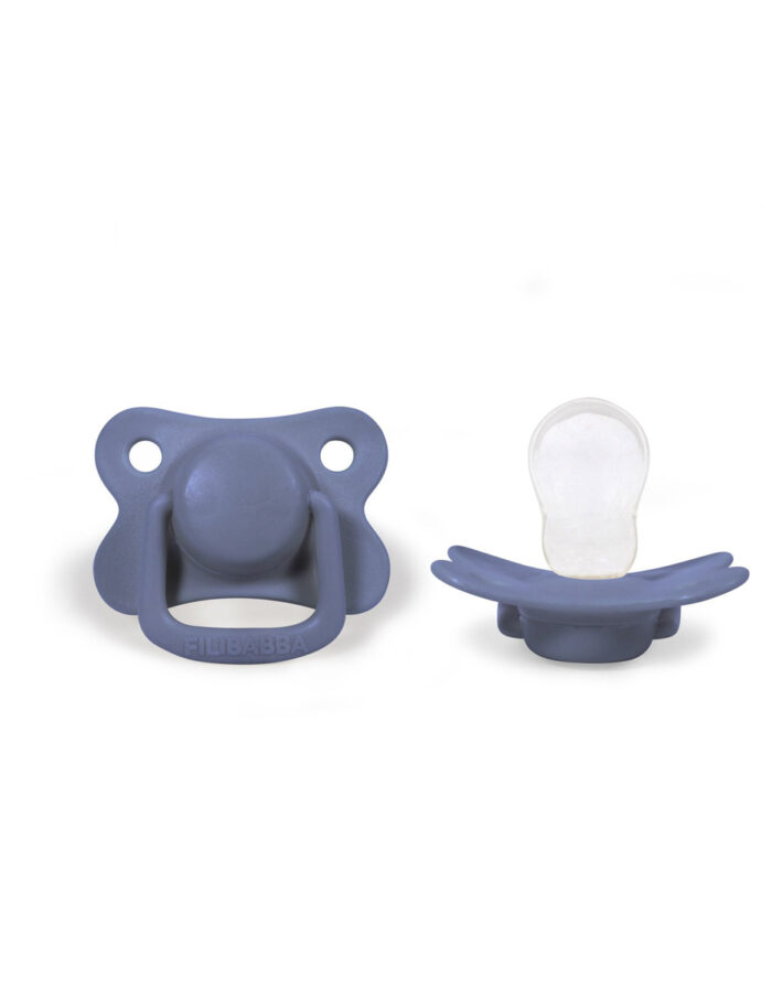 Sucette anatomique en silicone - pack de 2 - Taille 6m+ (Filibabba) – Image 3