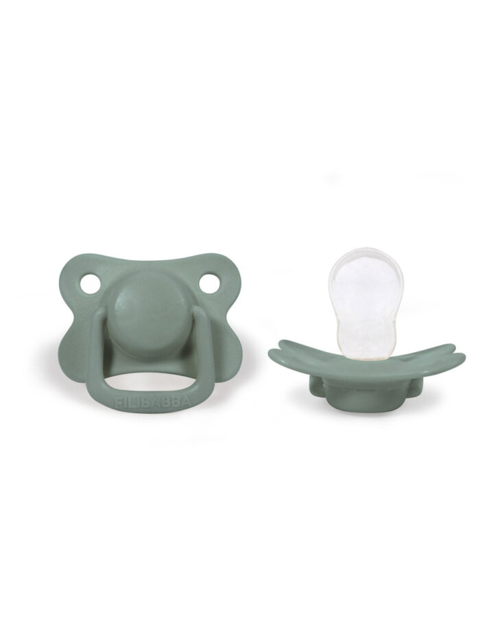 Sucette anatomique en silicone - pack de 2 - Taille 6m+ (Filibabba) – Image 4