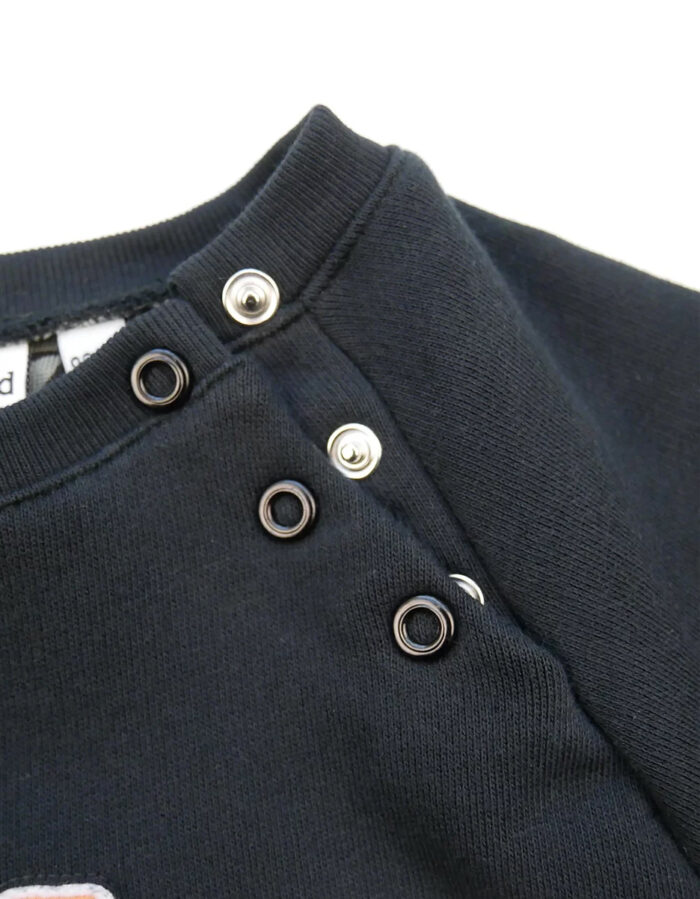 Salopette en sweat noir (Thegoodkind) – Image 3