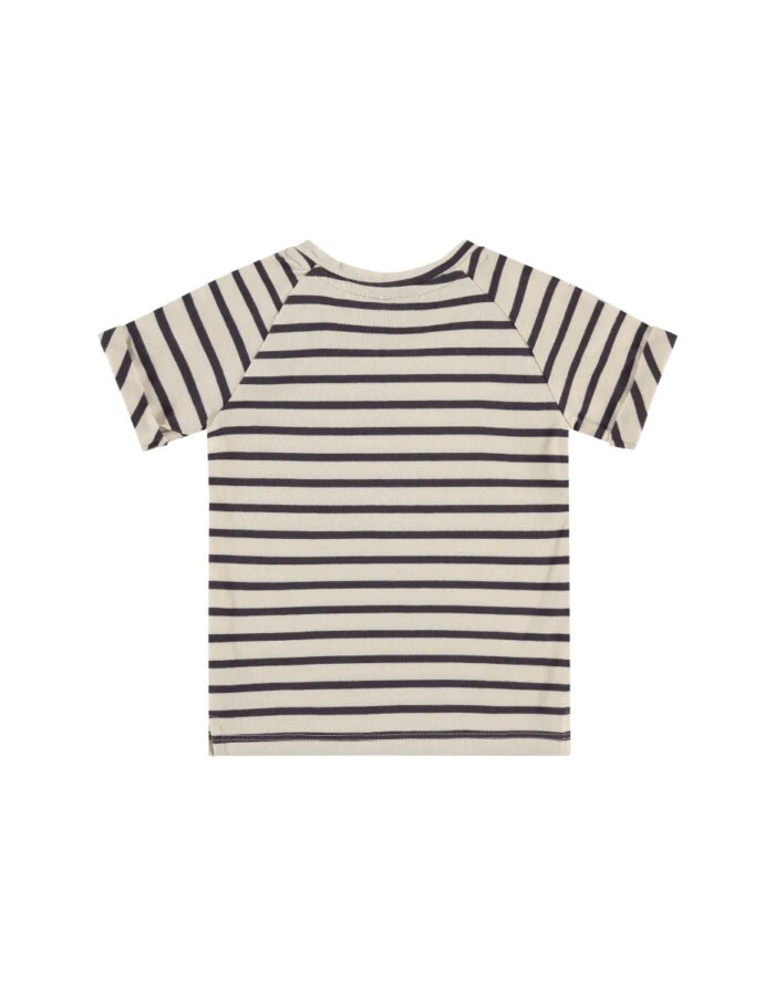 T-shirt garçon ligné Ivory (Babyface) – Image 2