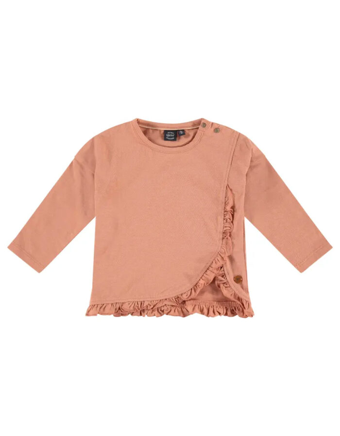T-shirt longue manche dark peach (Babyface)