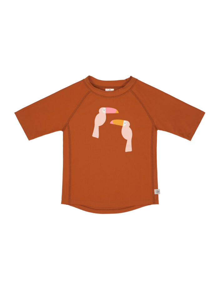 LSF T-shirt Anti-UV manches courtes Toucan rouille (Lassig)