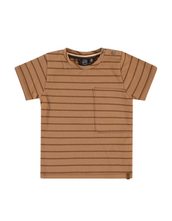 T-shirt ligné caramel (Babyface)