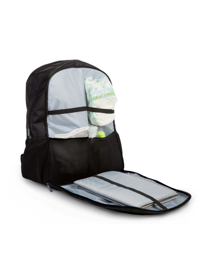 DADDY BAG SAC A DOS À LANGER - Noir (Childhome) – Image 2