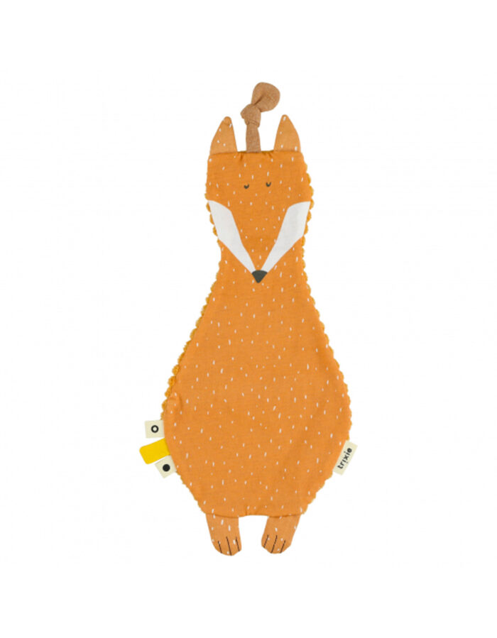 Doudou plat attache-sucette Mr. Fox (Trixie)
