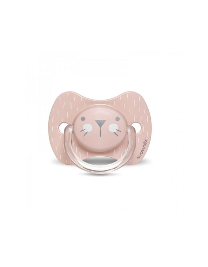 SX - HYGGE - SOOTHER - SILI. - REVERSIBLE - PINK WHISKERS (Suavinex)
