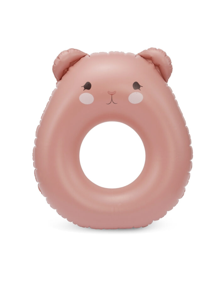 Anneau de natation ours - cherry blush (KongesSlojd)