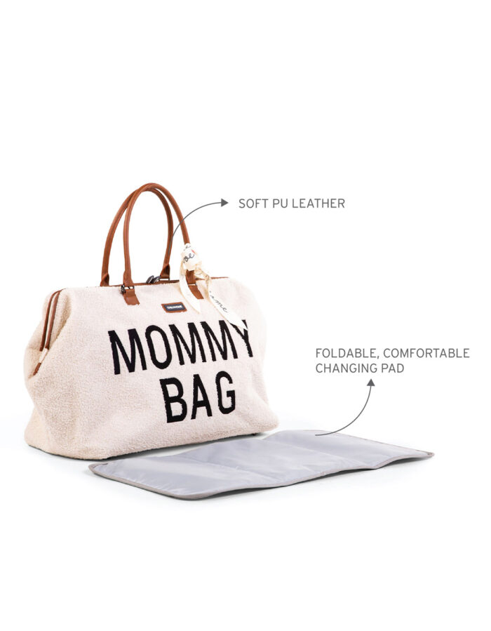 MOMMY BAG SAC A LANGER - TEDDY ECRU (Childhome) – Image 3