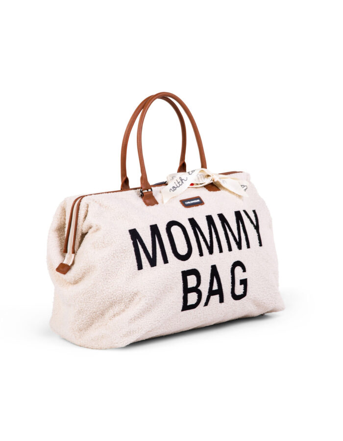MOMMY BAG SAC A LANGER - TEDDY ECRU (Childhome)