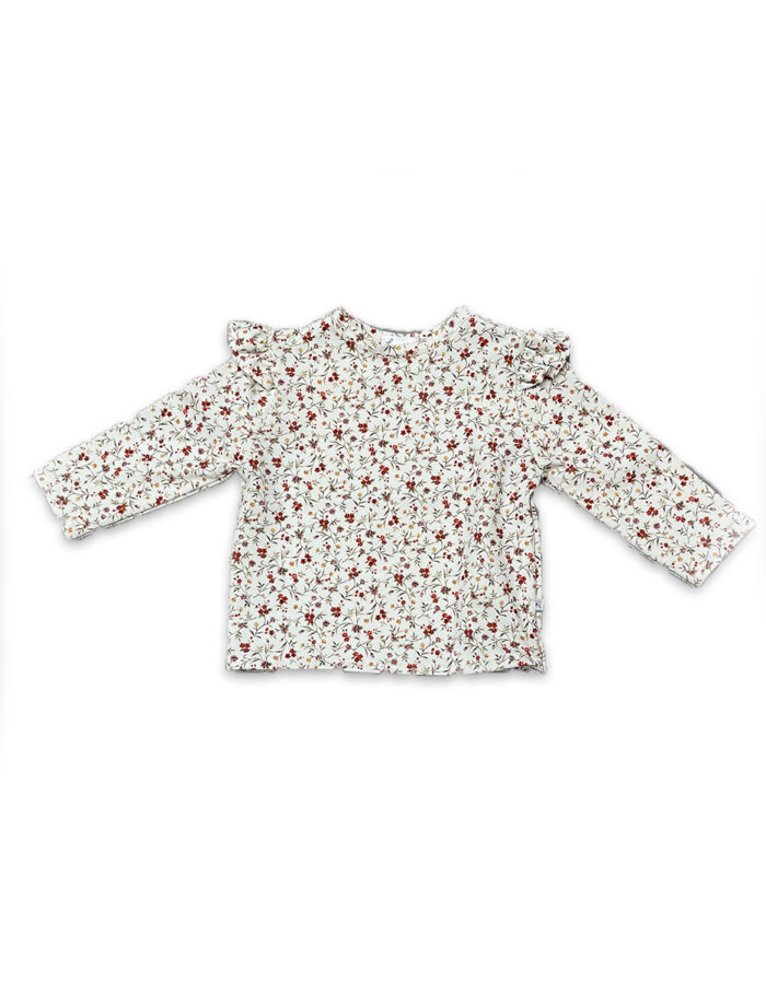 Tshirt romantique fleurs avec riches (Liena)