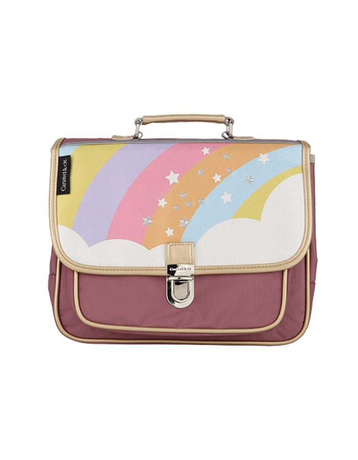 Petit Cartable Arc-En-Ciel Étoilé (Caramel and Cie)