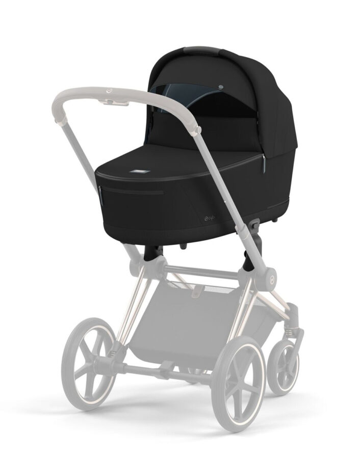 Nacelle Lux Carry Cot Priam Deep Black (Cybex) – Image 2