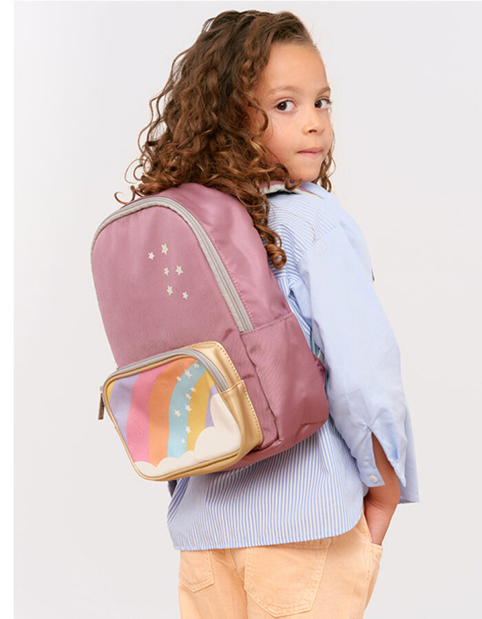 Petit Sac À Dos Arc En Ciel Étoilé (Caramel and Cie) – Image 3