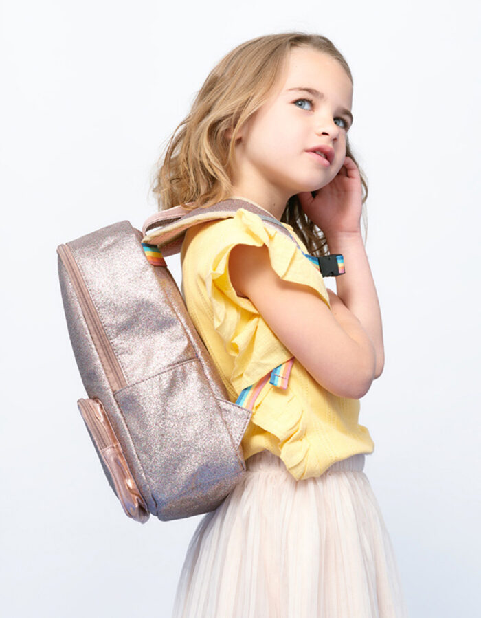 Petit Sac À Dos Paillettes Cuivre (Caramel and Cie) – Image 3