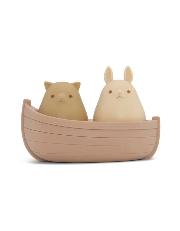 Silicone boat toys - blush (KongesSlojd)