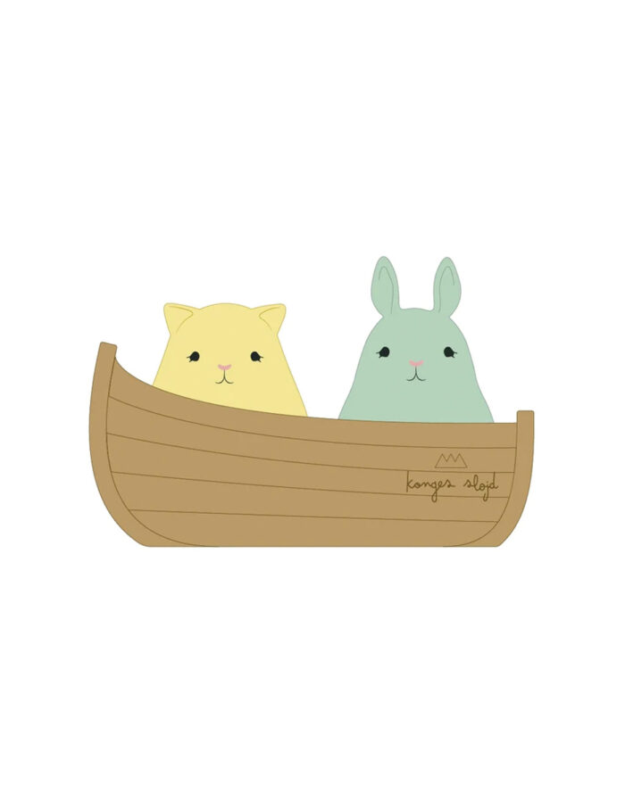 Silicone boat toys - fudge (KongesSlojd)