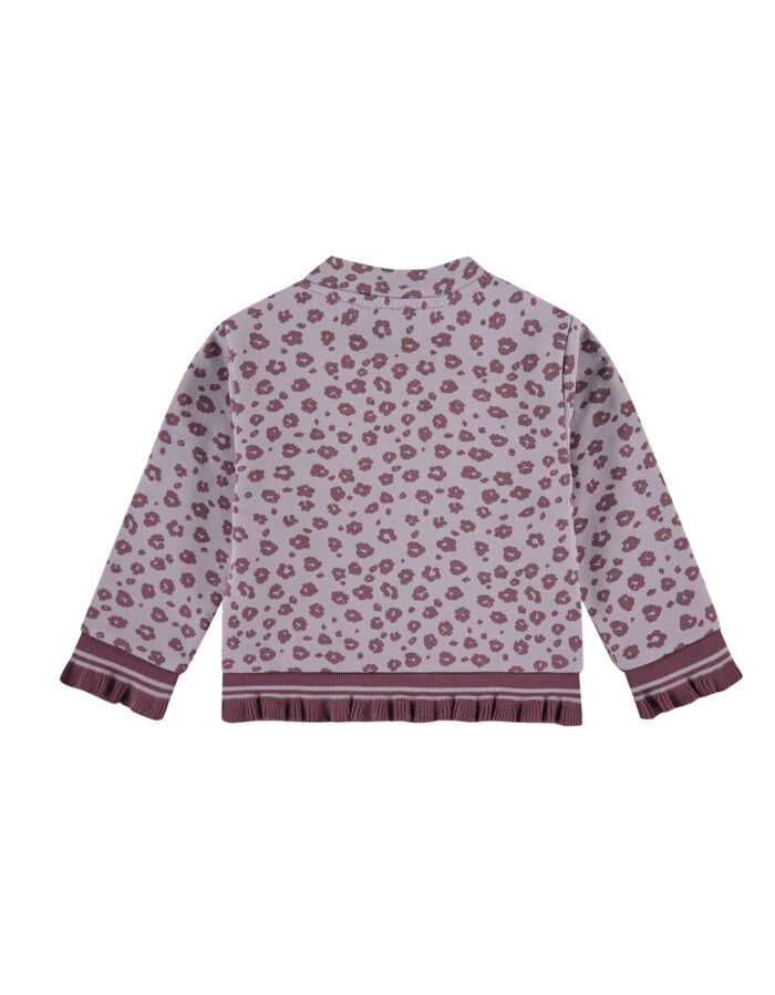 Cardigan fille lilas (Babyface) – Image 2