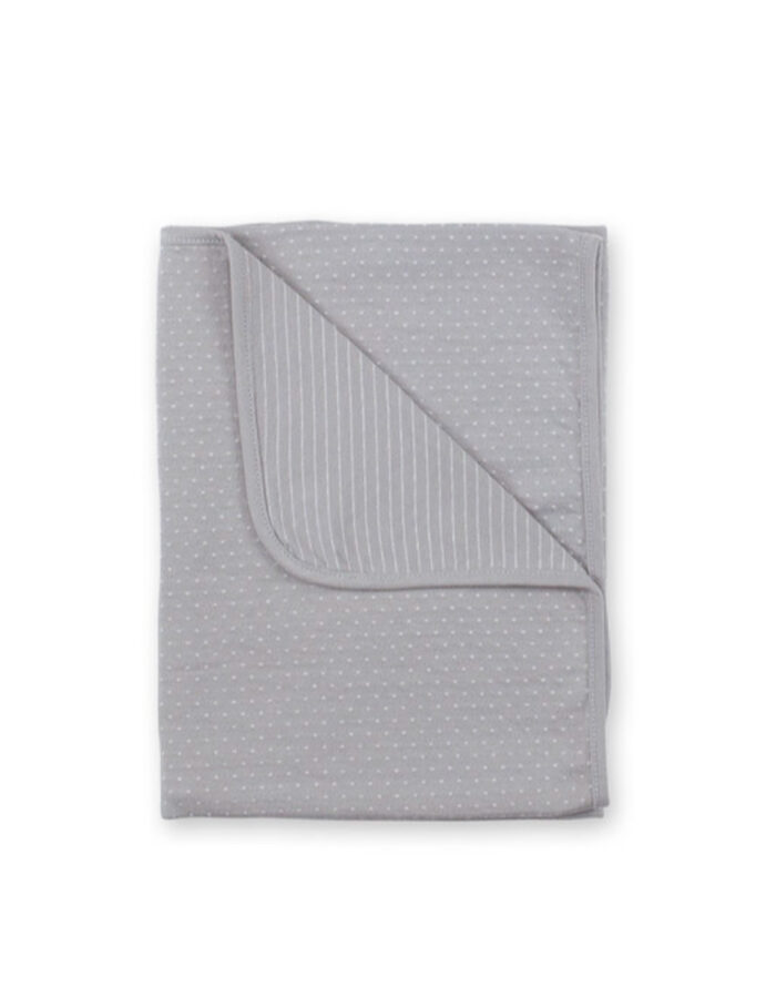 COUVERTURE 75x100cm twin jersey gris (Bemini)