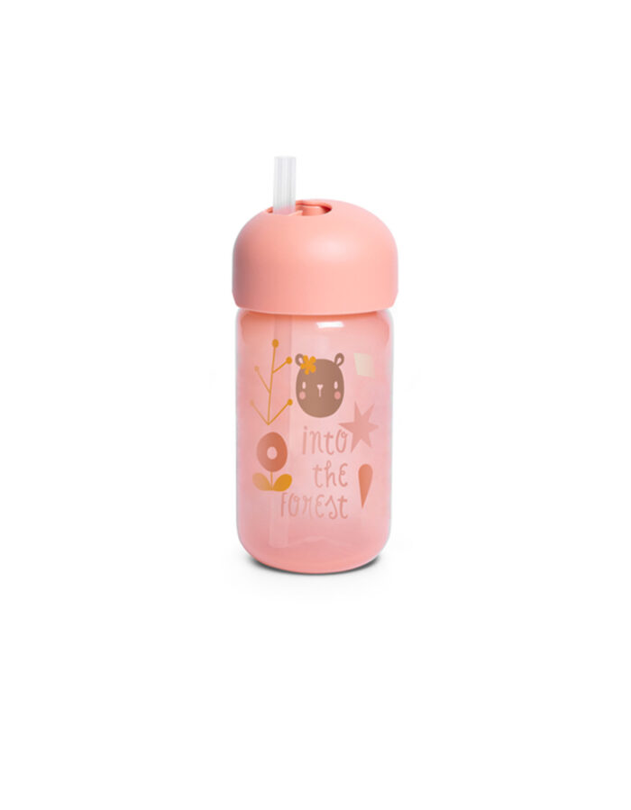 SX - FEEDING - FOREST - ROSE Gourde avec Paille (Suavinex)