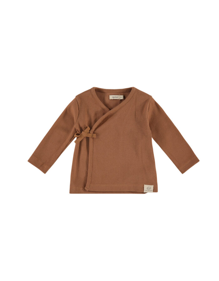 Kimono bébé uni brun (Babyface)