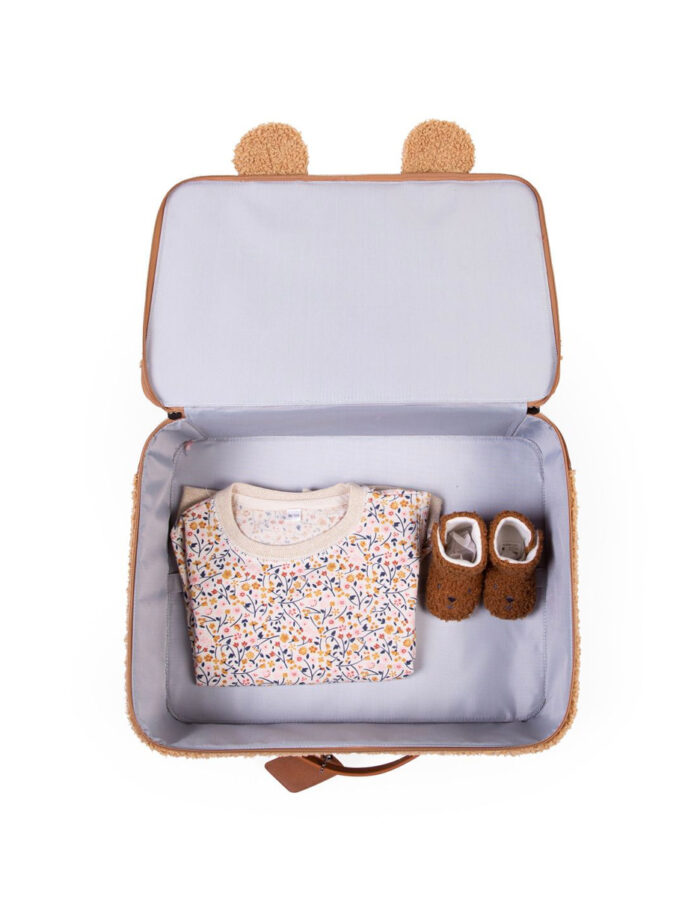 MINI TRAVELLER VALISE ENFANT - TEDDY BRUN (Childhome) – Image 2