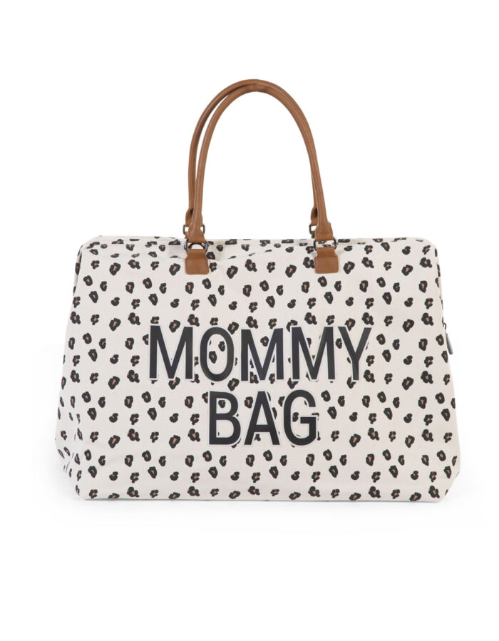 MOMMY BAG SAC A LANGER - LEOPARD (Childhome)