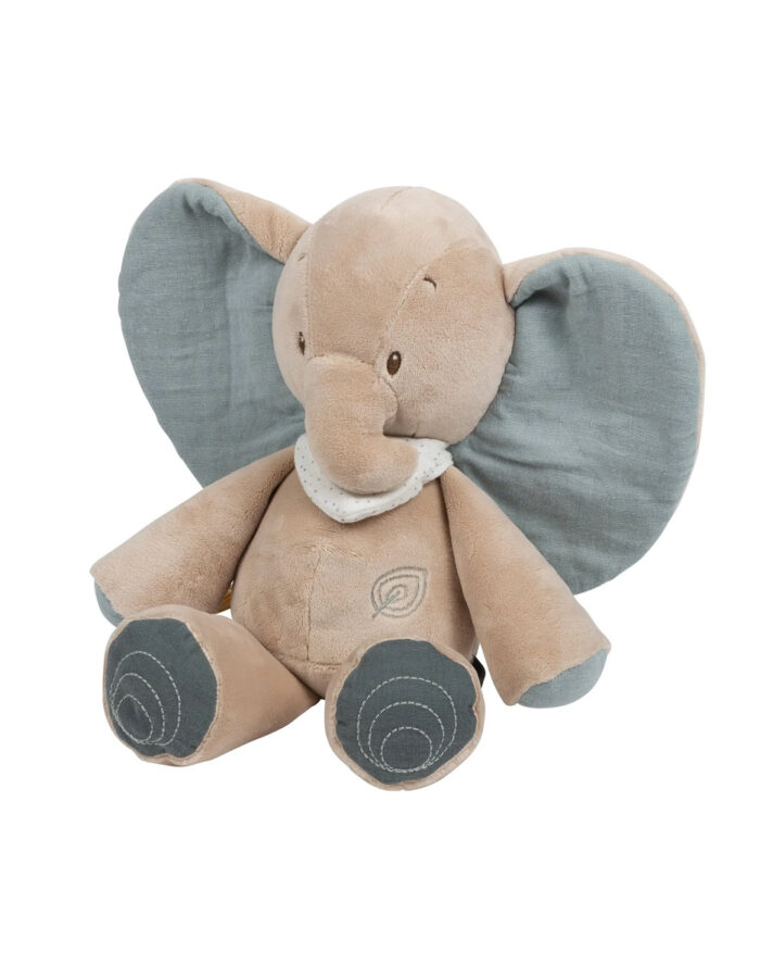 Peluche géante Luna & Axel éléphant (75cm) (Nattou)