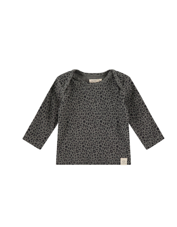 T-shirt longue manche imprimé kaki (Babyface)
