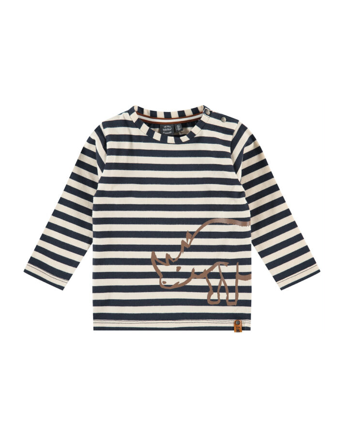 T-Shirt longue manche garçon ligné (Babyface)