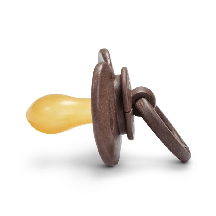 Tétine en bambou Caoutchouc naturel 3+ mois - Chocolate (Elodie Details) – Image 2