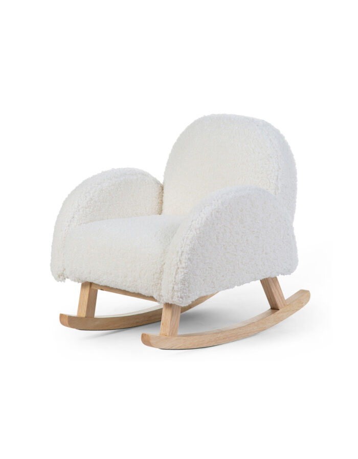 Chaise à Bascule Pour Enfants teddy - écru  (Childhome)