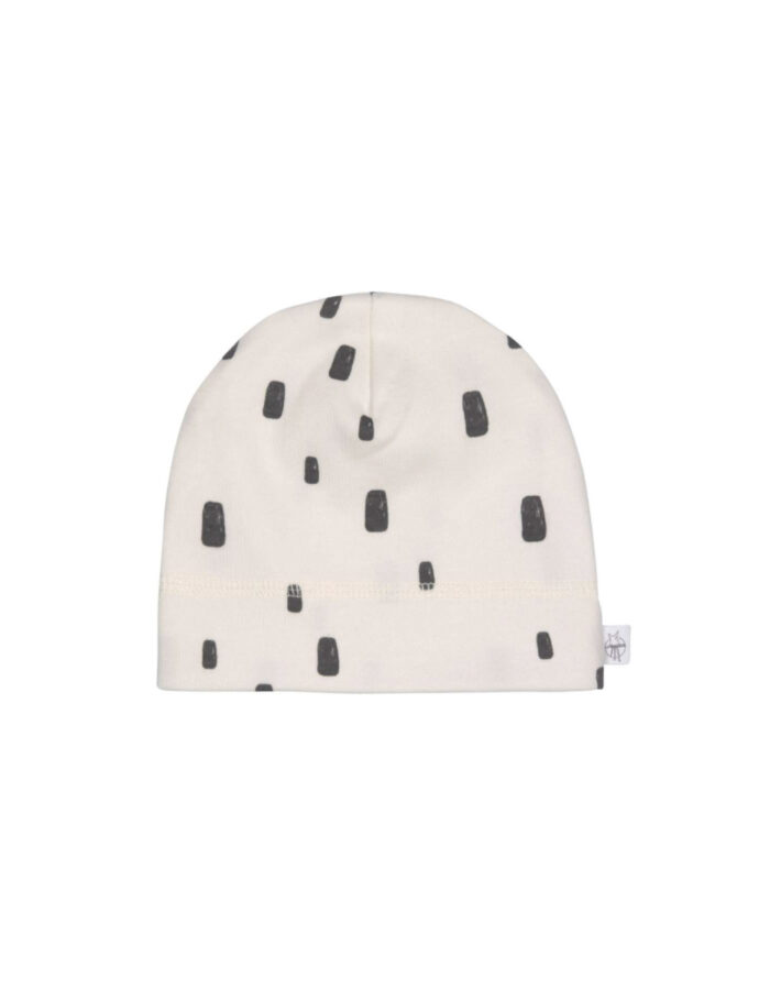 Bonnet Interlock GOTS Bricks blanc cassé (Lassig)
