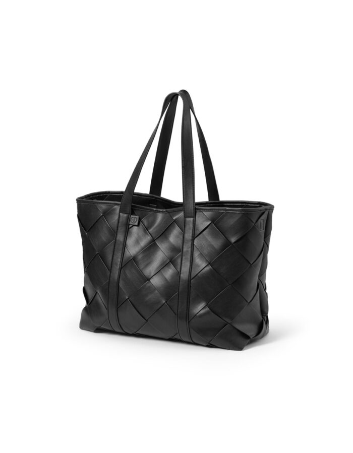 Sac à langer Braided Leather - Black (Elodie Details)