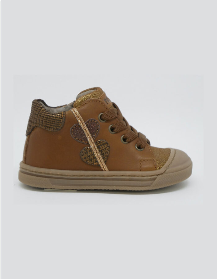 Bottines Cognac étoile (Poldino)