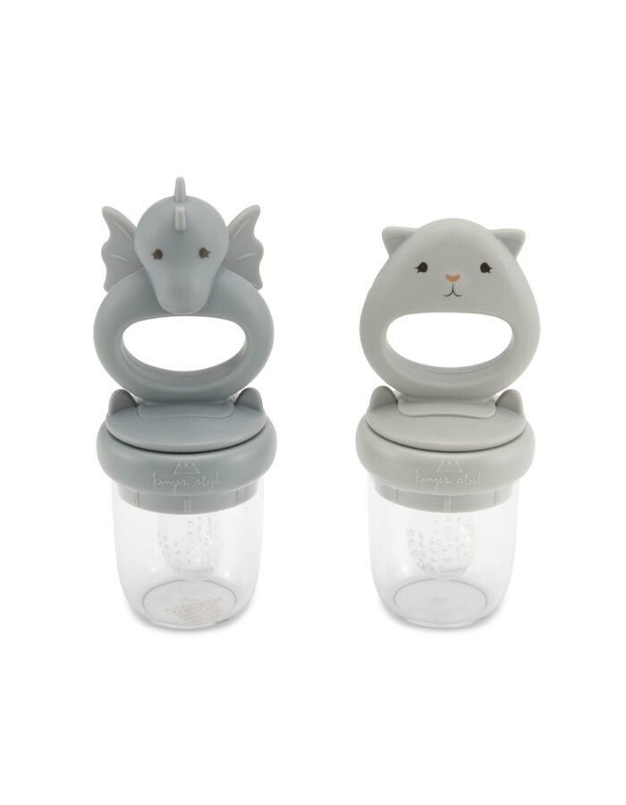 lot de 2 sucettes d’alimentation fruits Quarry Blue/Topanga Beach (KongesSlojd)