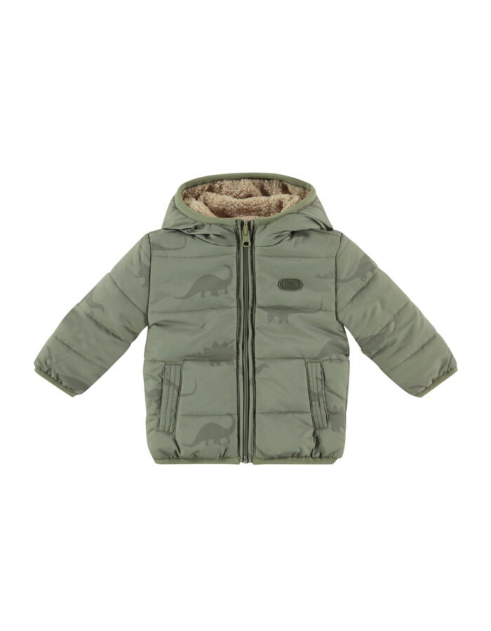 Manteau garçon réversible dinosaures/teddy (Babyface)