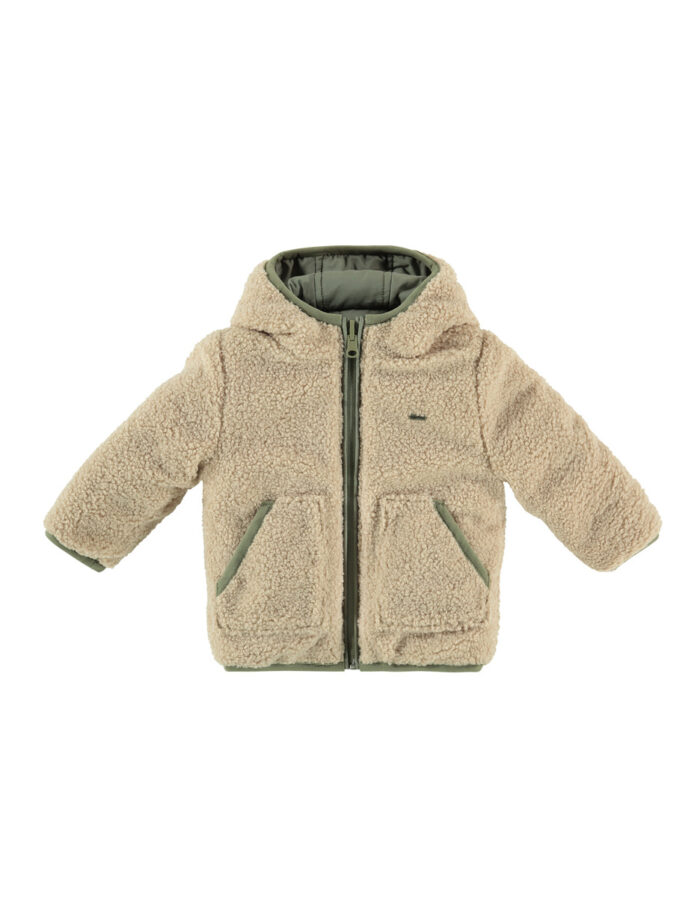 Manteau garçon réversible dinosaures/teddy (Babyface) – Image 3