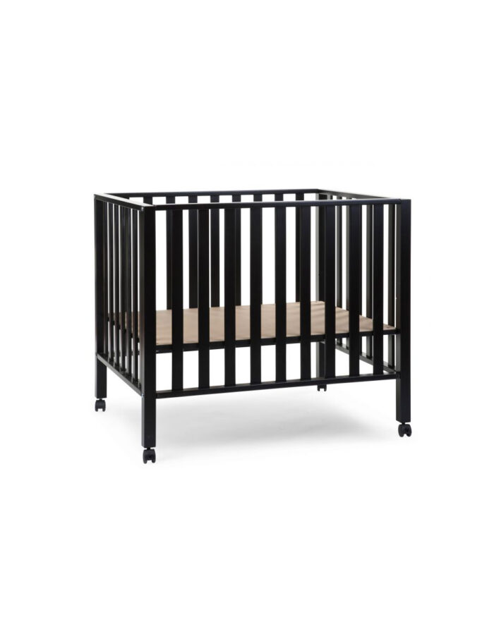 PARC 94 + ROUES - 75X95 CM - BOIS - NOIR (Childhome)