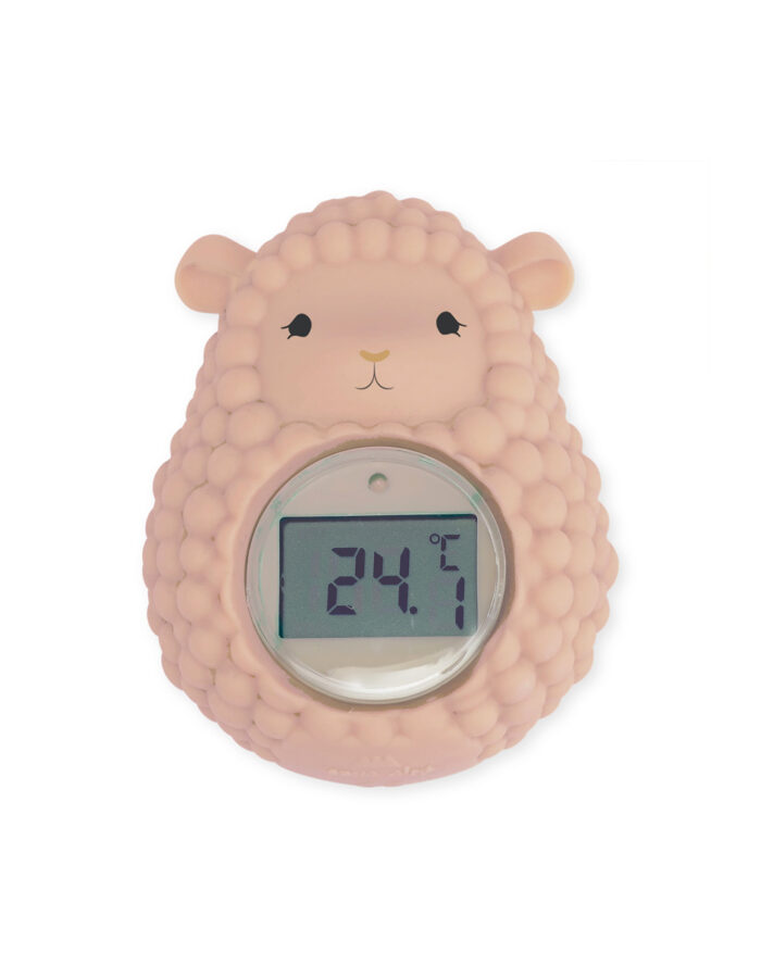 Thermomètre de bain en silicone -moutons-blush  (KongesSlojd)