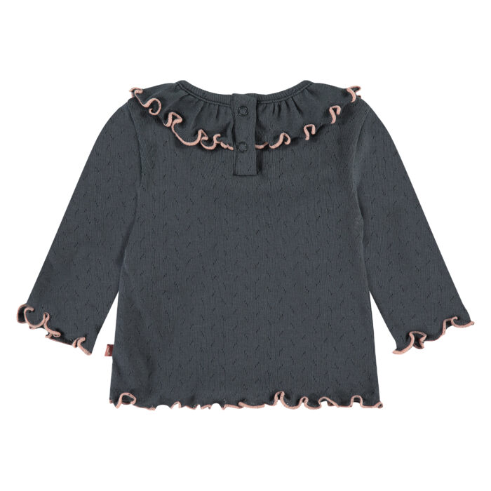 T-shirt longues manches bébé fille - anthracite - (Babyface) – Image 2